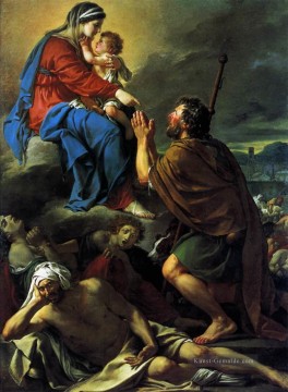  David Werke - St Roch Vorstellung die Jungfrau Maria Opfer der Pest Neoklassizismus Jacques Louis David zu heilen